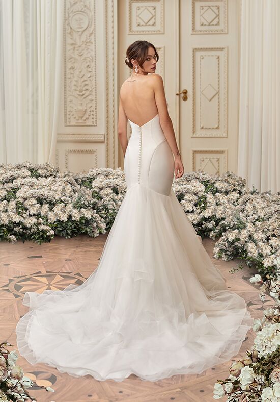 sachin and babi light blue dress Drop Waist Wedding Dresses & Gowns