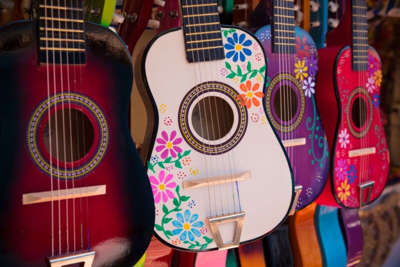 decorated guitars