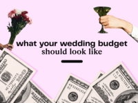 What your wedding budget should look like