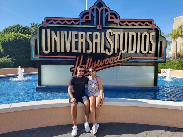 We visited Universal Studios in Hollywood, LA.