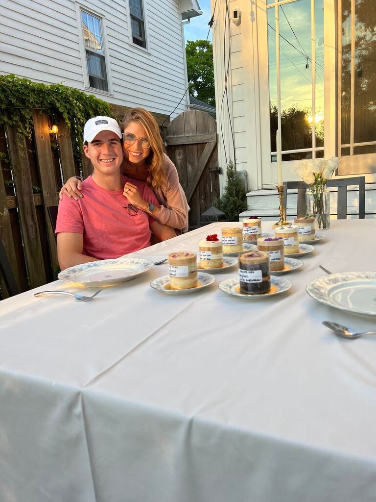 Jack & Josie's first wedding cake tasting.