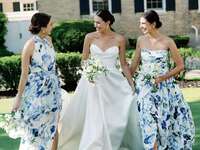Floral bridesmaid dresses