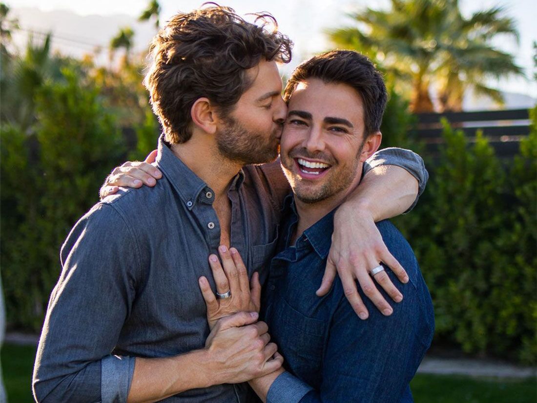 Jonathan Bennett and husband Jaymes Vaughan