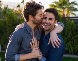 Jonathan Bennett and husband Jaymes Vaughan