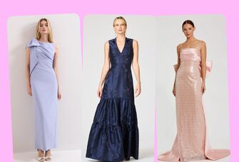 Three modern mother-of-the bride dress options