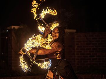 Chevy Spins Fire - Fire Dancer - Houston, TX - Hero Main