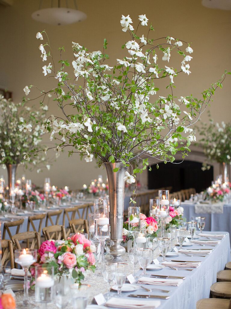 Stunning Tall Centerpieces For Wedding Receptions