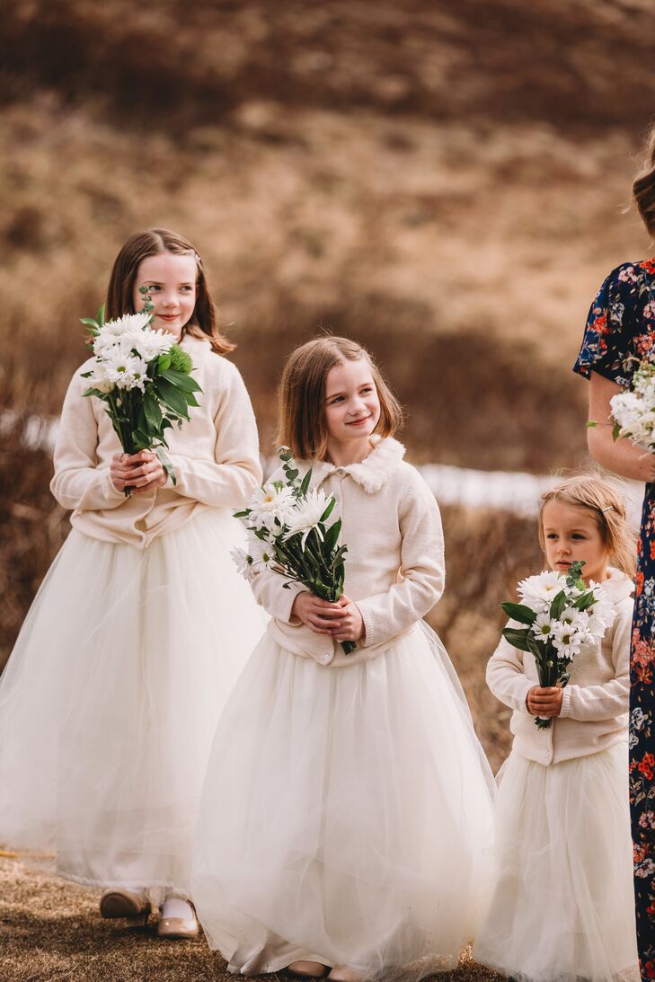 flower girl shrugs