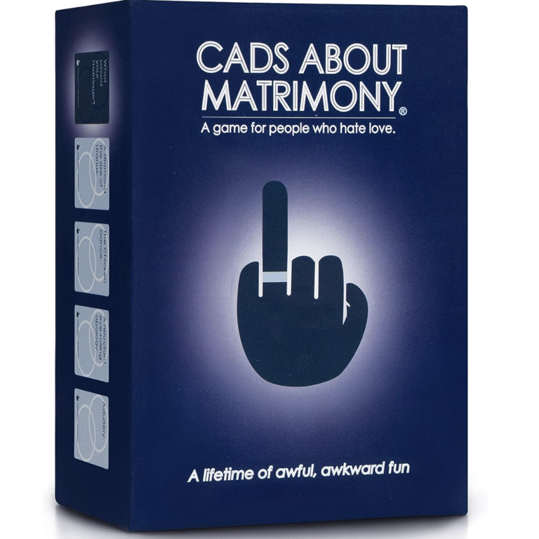 'Cads about matrimony' bachelor party card game