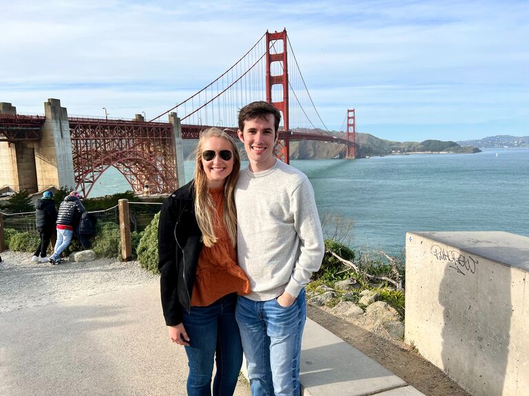 Sarah visited Josh in San Francisco while he was doing his co-op with Tesla