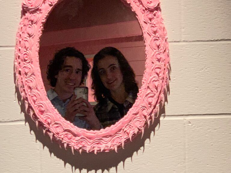 MORE THAN FRIENDS! Towards the end of junior year, Karis and Chris found themselves spending a lot of unplanned time together. Chris decided to go out on a limb and actually ask Karis out -  and she said yes!