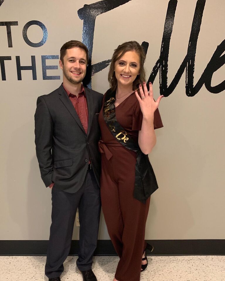 October 24th on the roof of the City Museum, Luke proposed to me and asked me to be his wife forever. Of course, I said "Absolutely!"