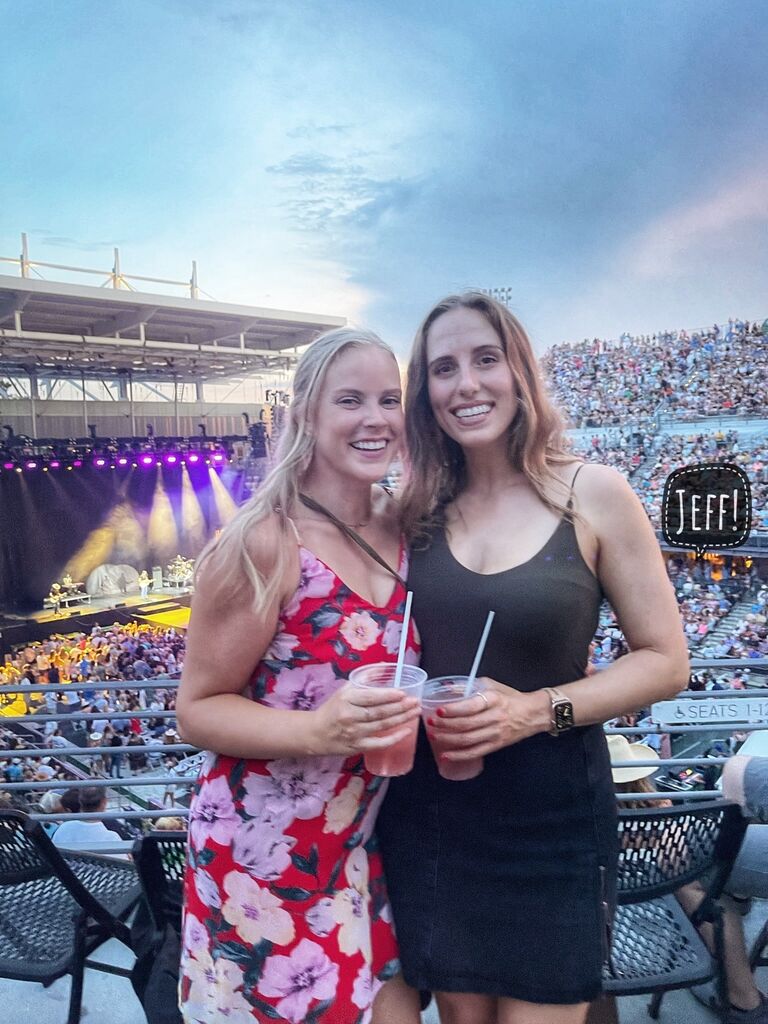 We first met at a Thomas Rhett Concert! Little did we know, a brief introduction from a mutual friend, Jen Dorsey, turned into a pivotal moment for both of us. 