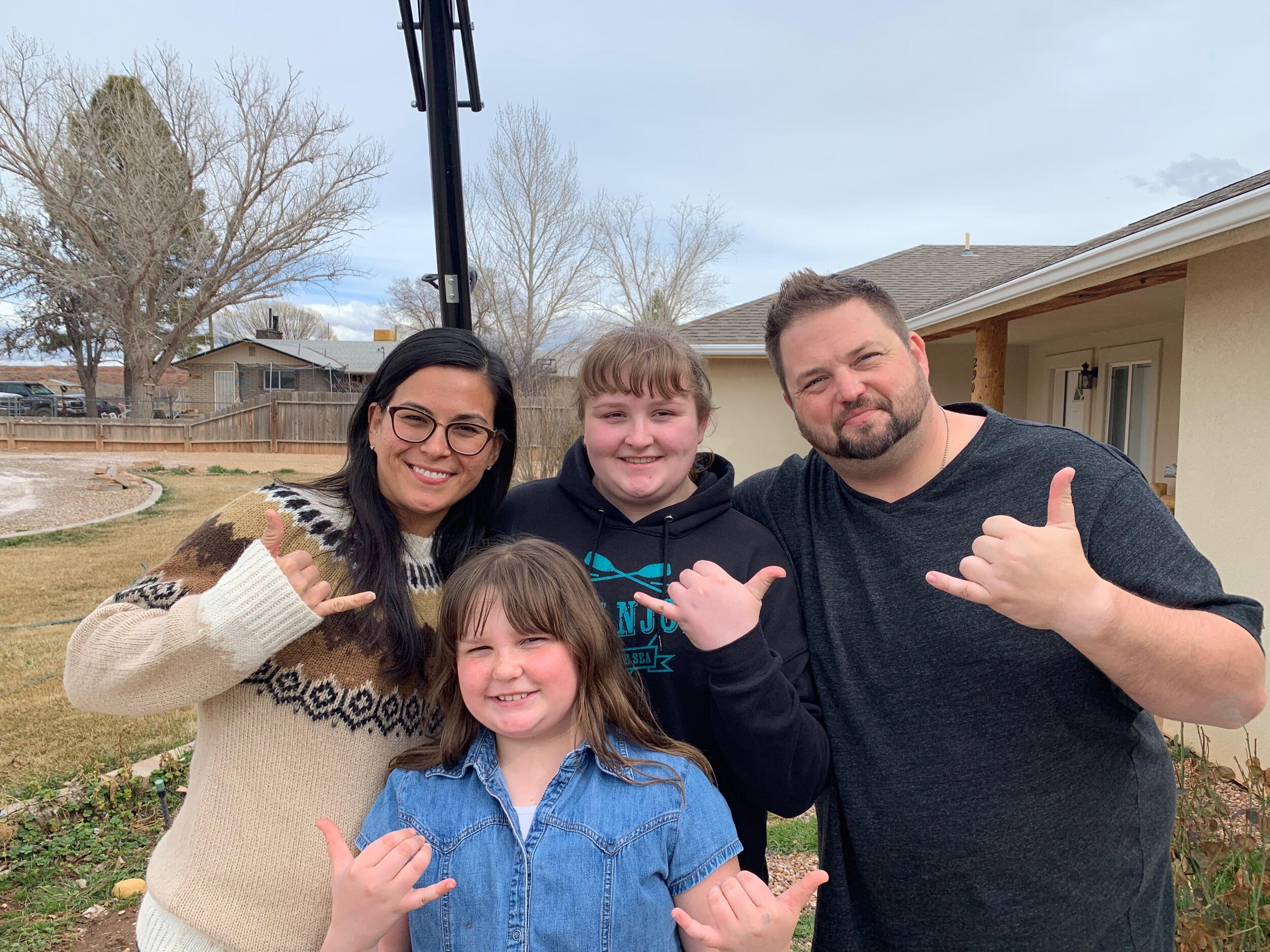 Our first trip together to visit Jason's home town