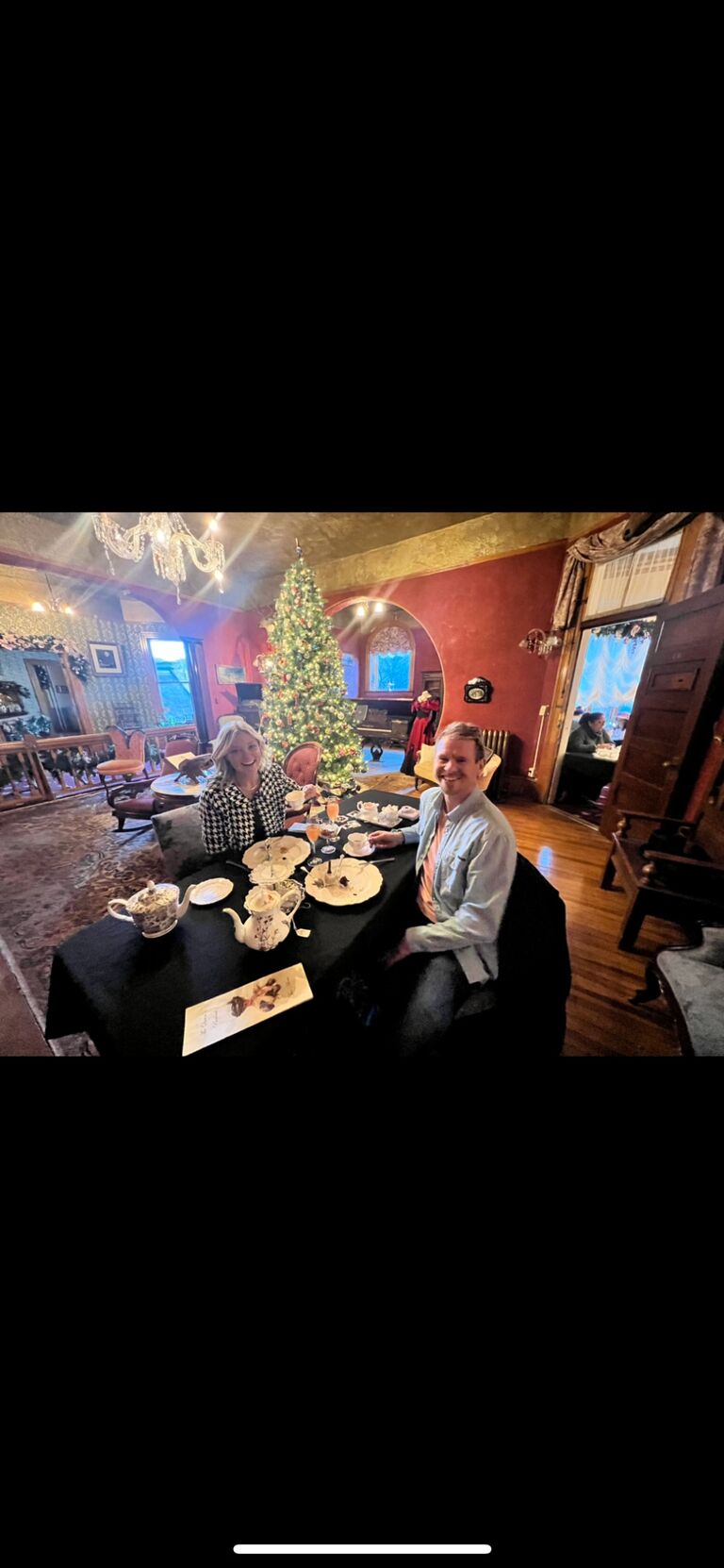 Thanksgiving weekend in Manitou Springs, CO. This weekend was extra special for us because we said "I love you" for the very first time, at this table.