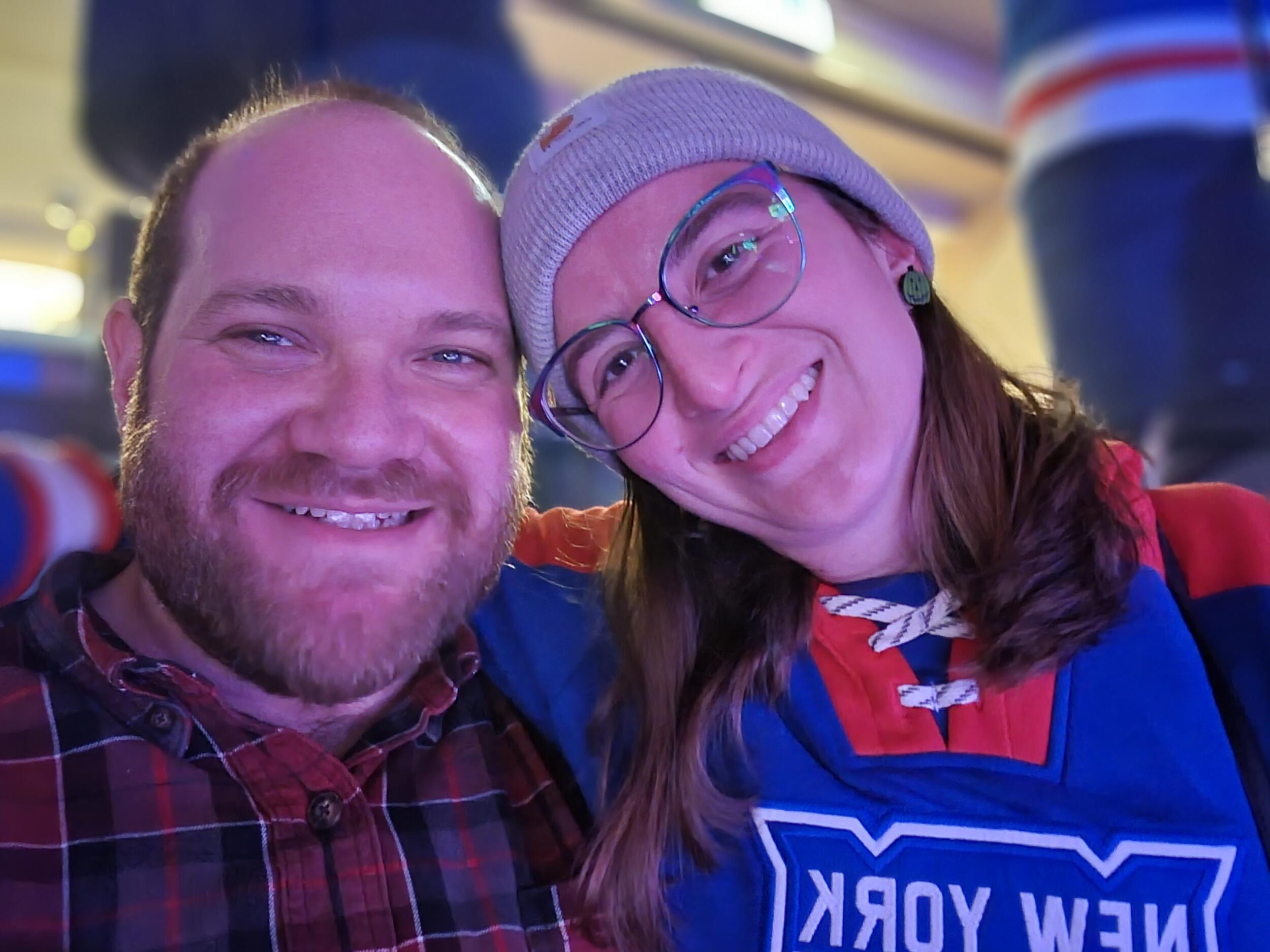 First Rangers game together!