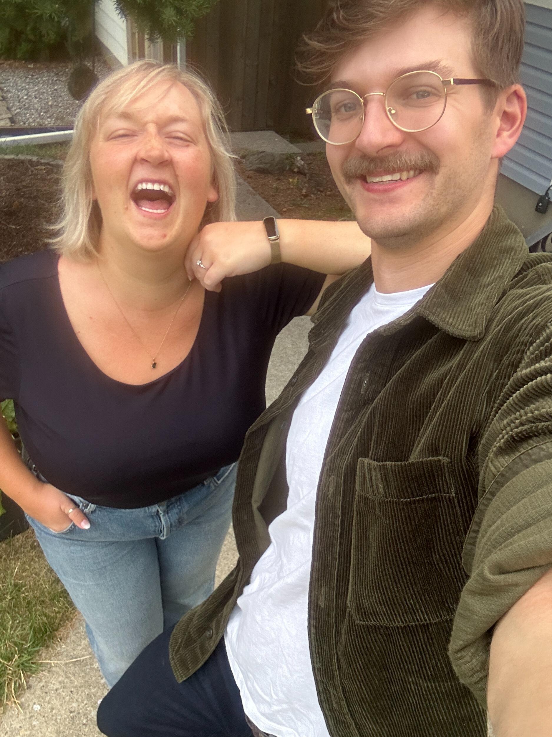 In our domestic bliss era.