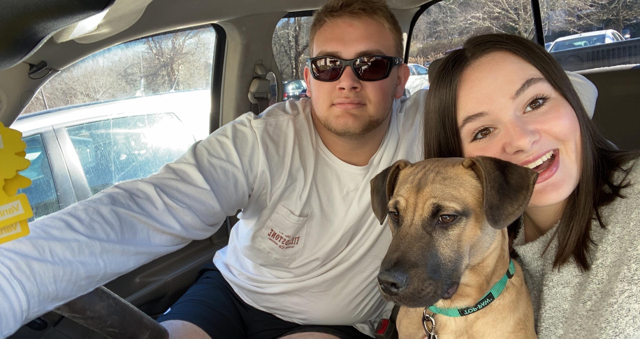 Getting our fur baby, Scooby!