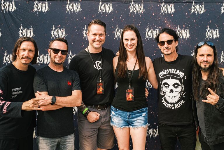 Concerts are great, but what’s even better? Meeting the band! This was Gojira, and it was an absolutely amazing concert. 