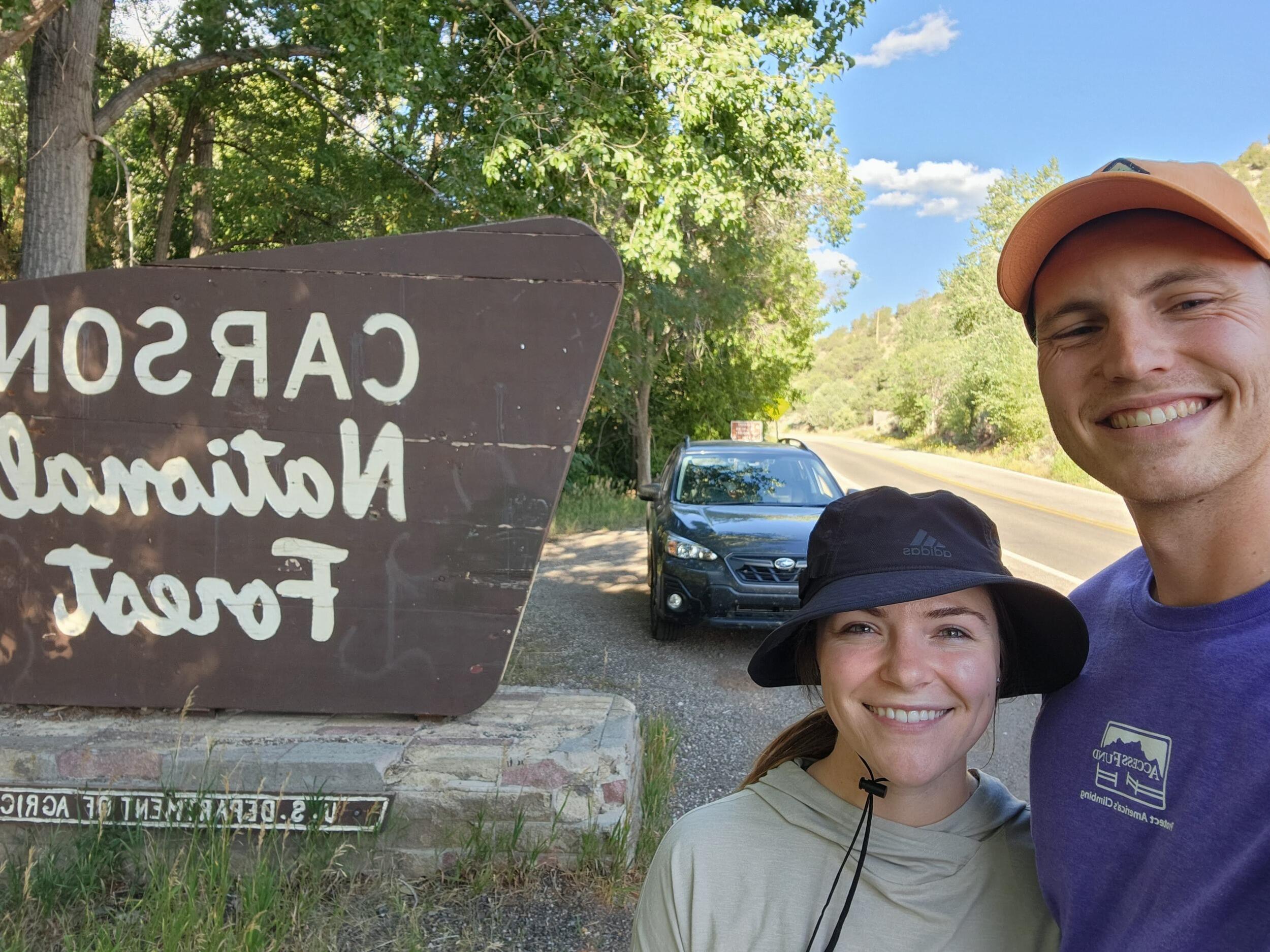 Labor Day 2023 was one of the couple's favorite adventures together. The trip was a two-parter. Their ultimate goal was to make the Great Sand Dunes National Park in southern Colorado but they needed to pits stop somewhere along the way. They inadvertently selected the most magical place to pit stop: Taos, NM. The giant pine trees, rushing snowmelt rivers, and snow-capped mountains awed the couple. They ended up hiking the highest peak in NM (Wheeler Peak) and camped at the gorgeous Tres Ritos campground. Looking for places to boulder, the couple drove around Carson National Forest and just fell in love with the land. They eventually went into Taos proper and Megan confidently ordered Menudo. She quickly discovered she detests Menudo. 

