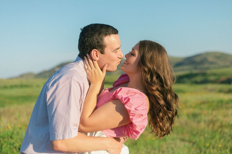 Color engagement photo. 
Photo by Metcalf Creative