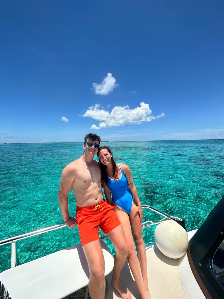 We “studied abroad” in the Caymans! This trip was amazing, not only for the clear blue water and nachos on the beach, but also because Disney called Isabel on this trip and offered her the accounting rotation starting in August of 2024! This was the final piece of the puzzle that let me know it was time to propose.
