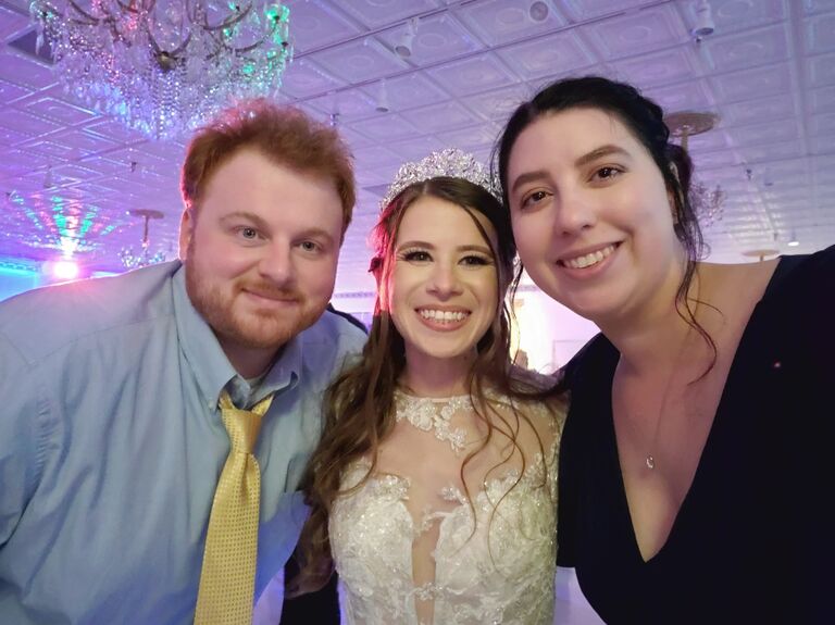 Jess, Mat, and our Matron of Honor Tori Lue at her wedding in Florida. Congratulations Tori and Jordan!
