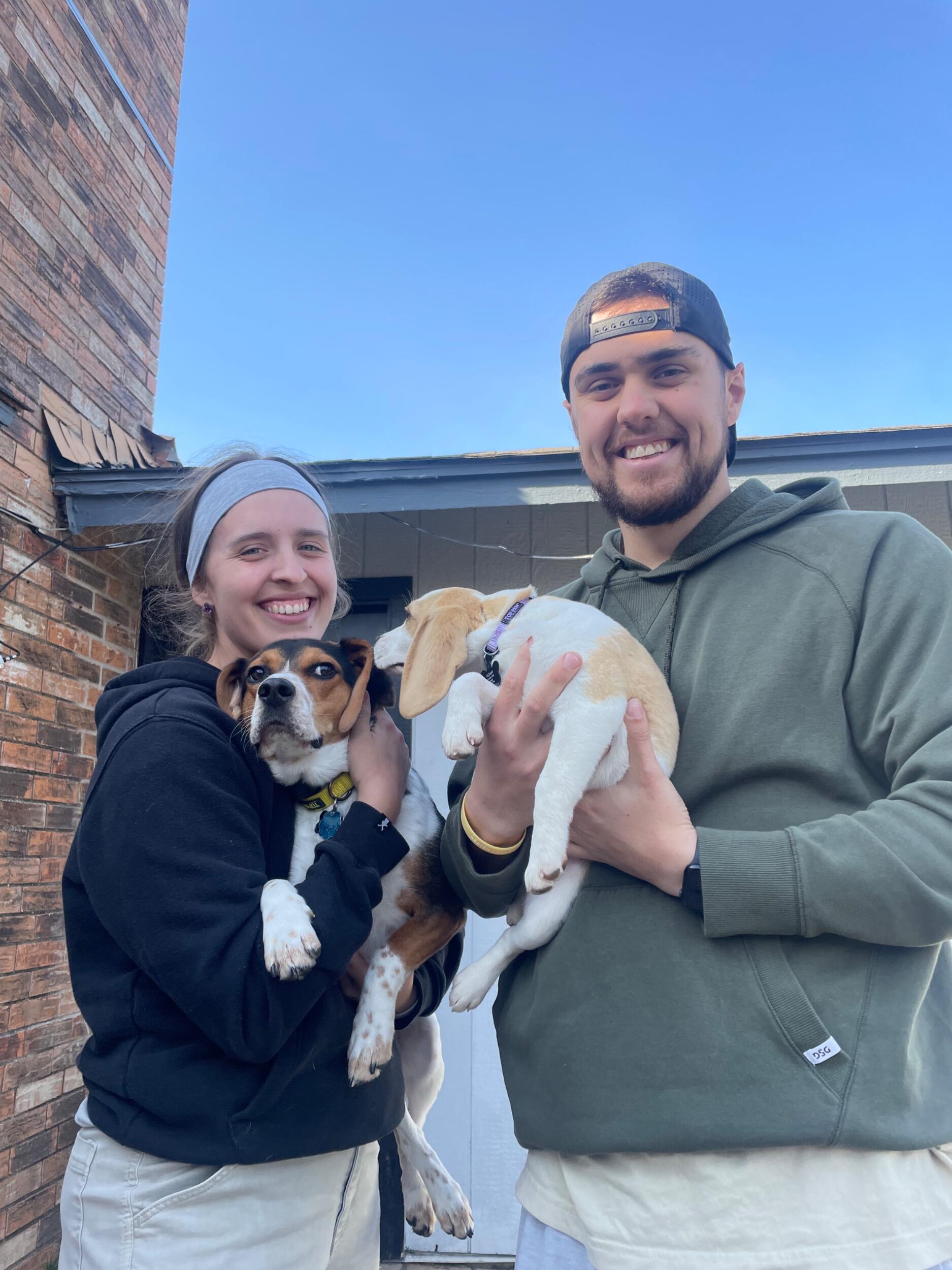 Brought home miss Scouty