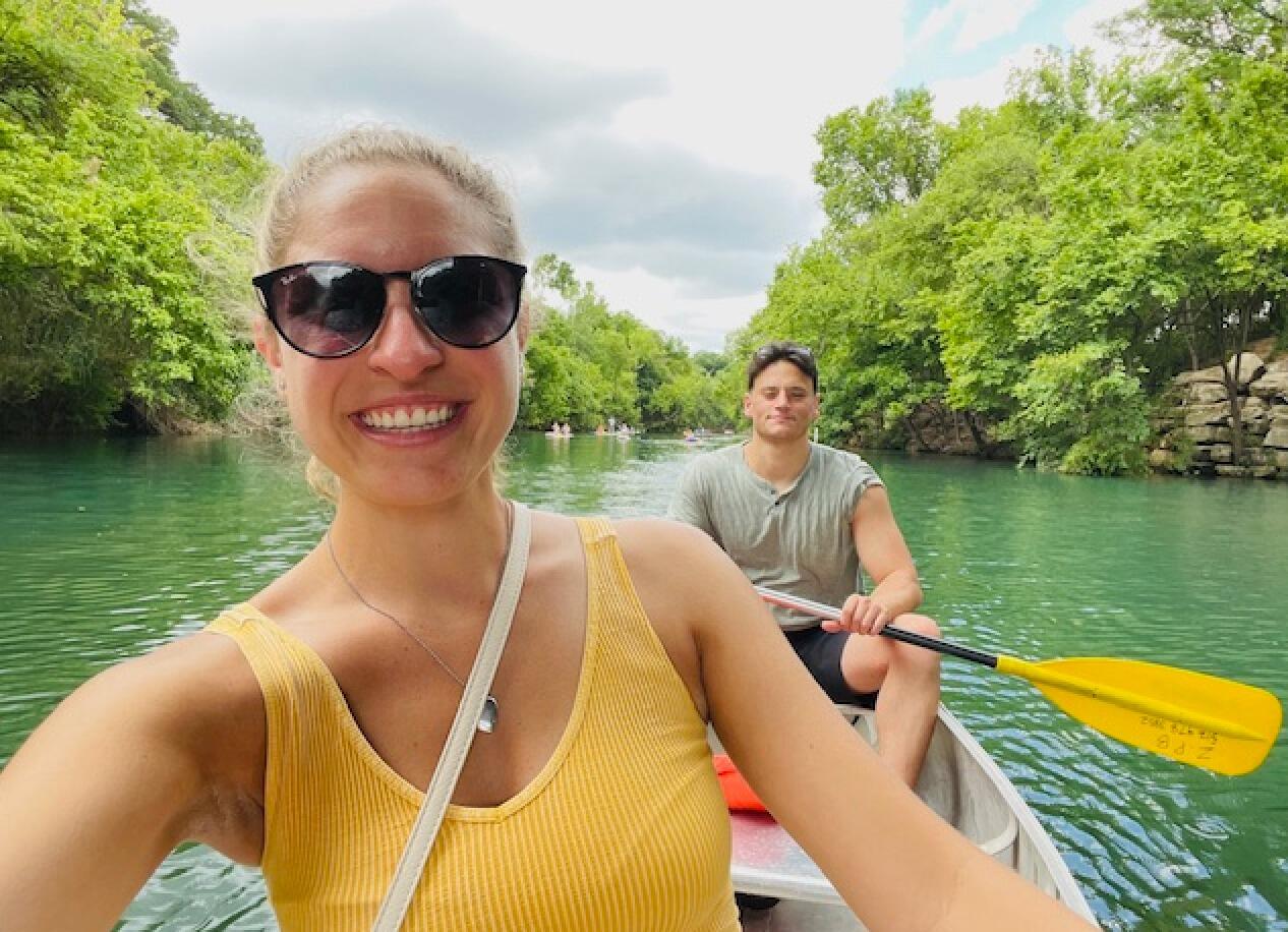 Taylor and Jack go to Austin and visited their friends (not pictured) John and Taylor T.