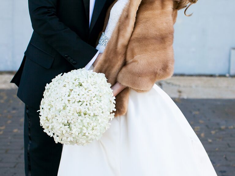 White stephanotis bouquet