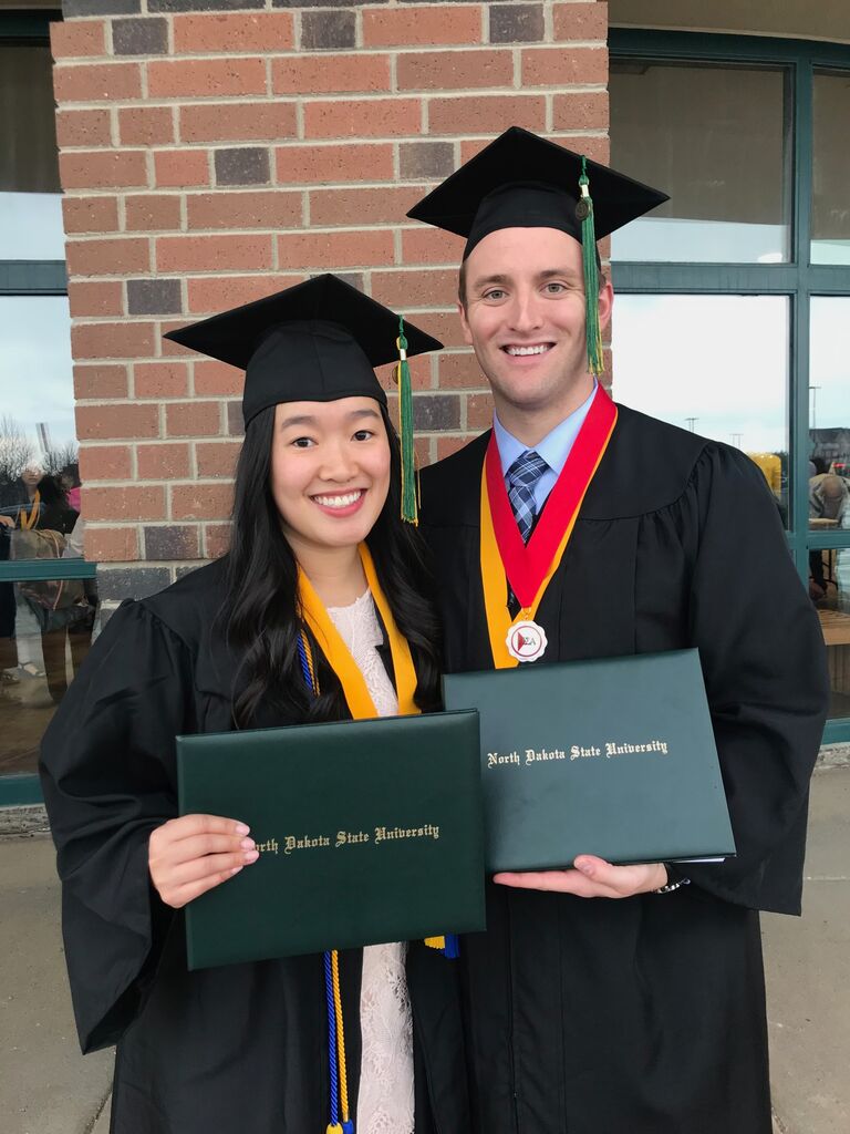 Became NDSU Alumni!

(Fun fact: we had two separate ceremonies, we both spent 6+ hours at the FargoDome that day)