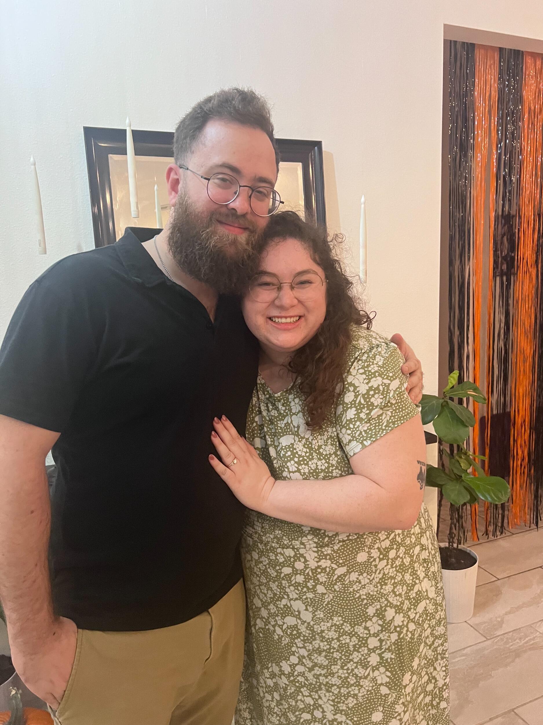 The proposal! Francis brought Lisette to a place that was crucial to their story (ask them about it!). He popped the question, Lisette said yes, and now there is a wedding website for you to look at!