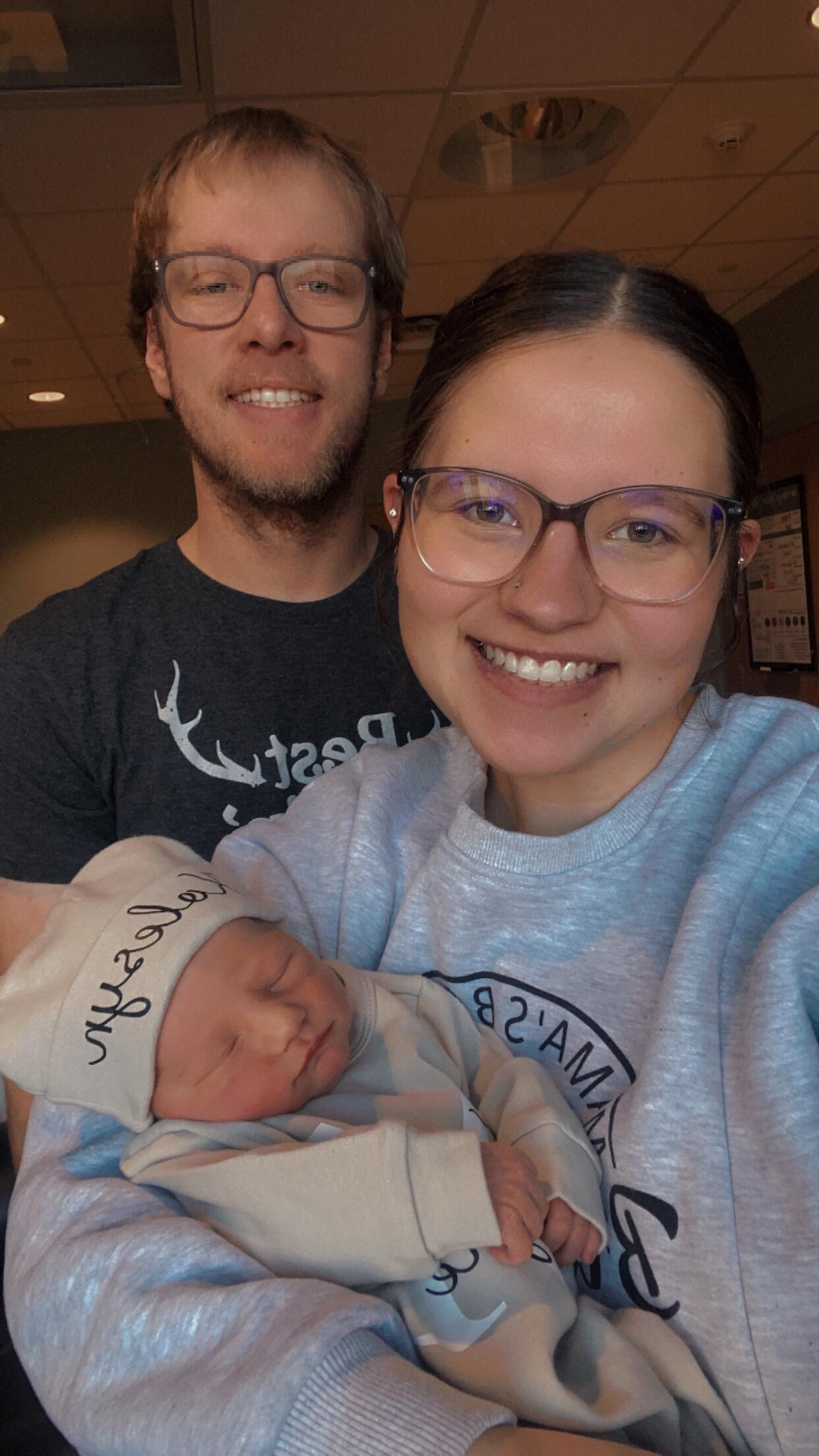 Welcomed our second baby boy Kolesyn Layne!