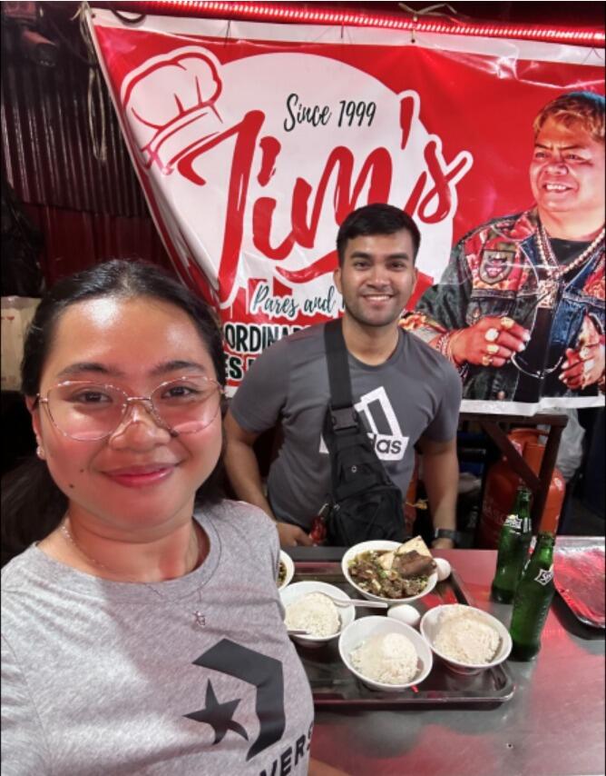 his 29th Birthday simple celebration at Jim's Paresan