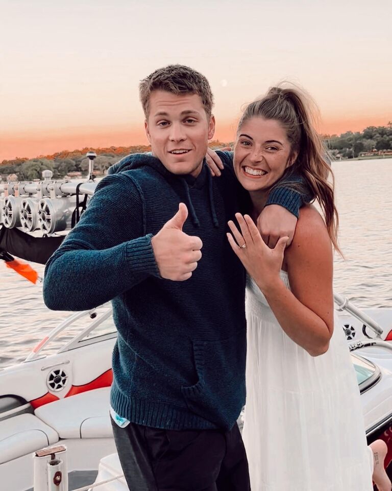 The day Dan and Sam got engaged! The BEST day surrounded by their friends and family!