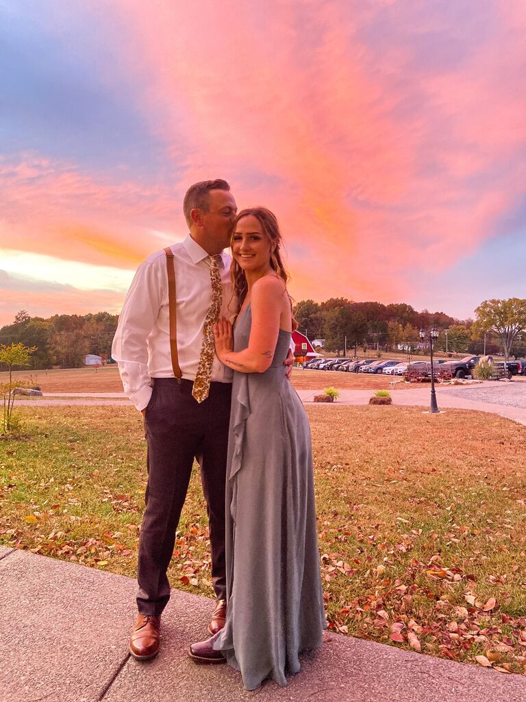 Danced the night away at the McNabb wedding, with the best sunset ever!