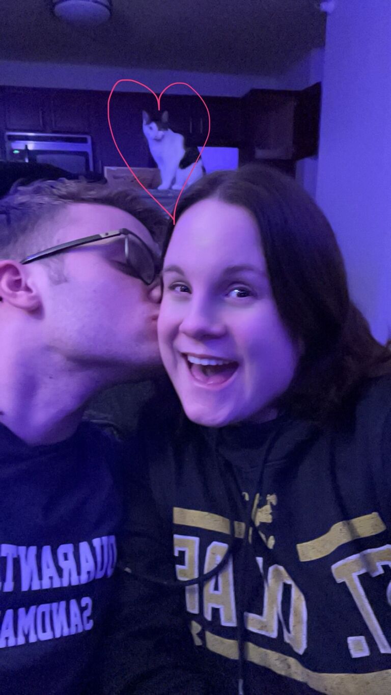 First Valentine's Day living together!