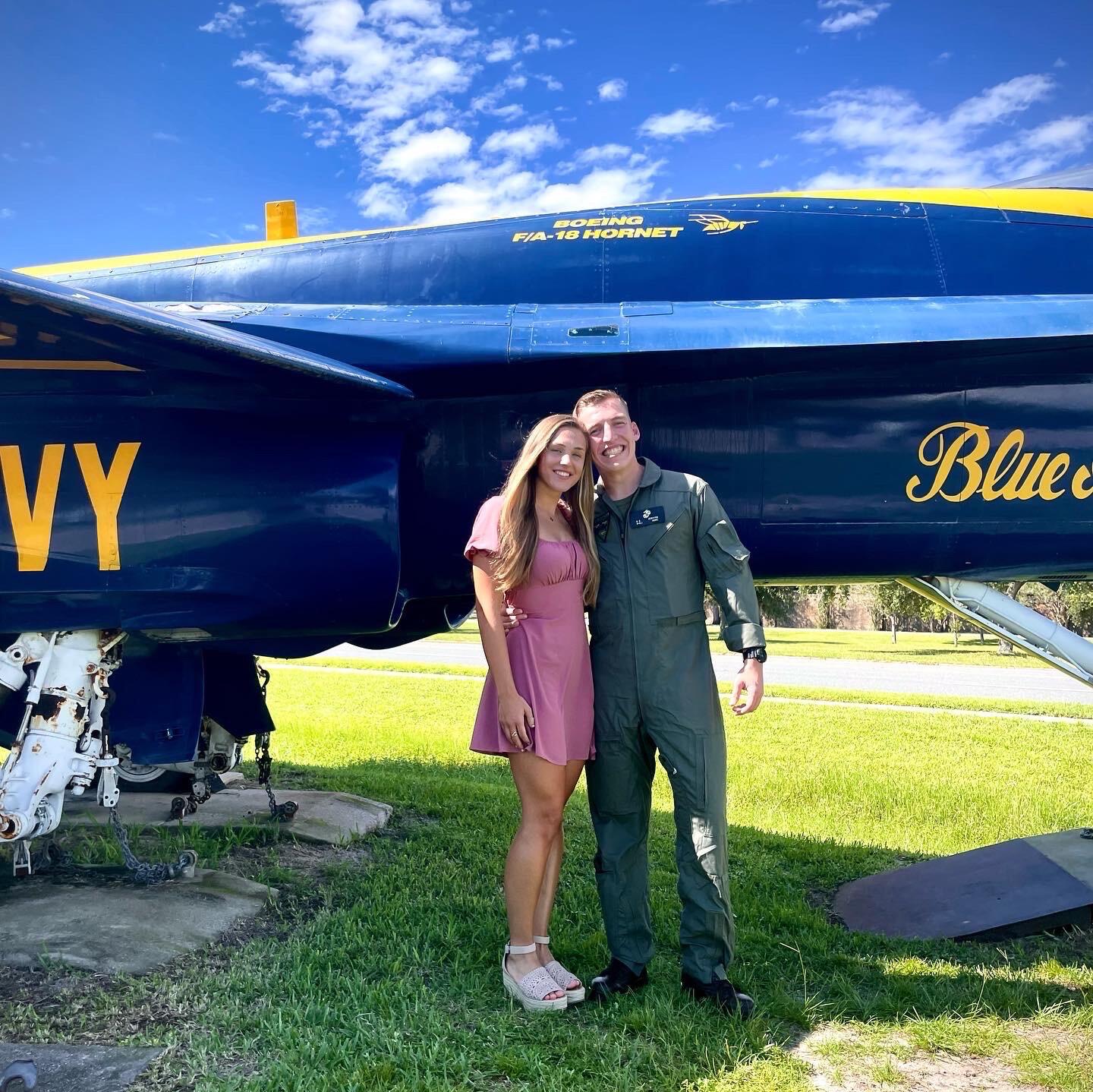 Soon, Drew became even more irresistible to Courtney when she was introduced to the flightsuit.