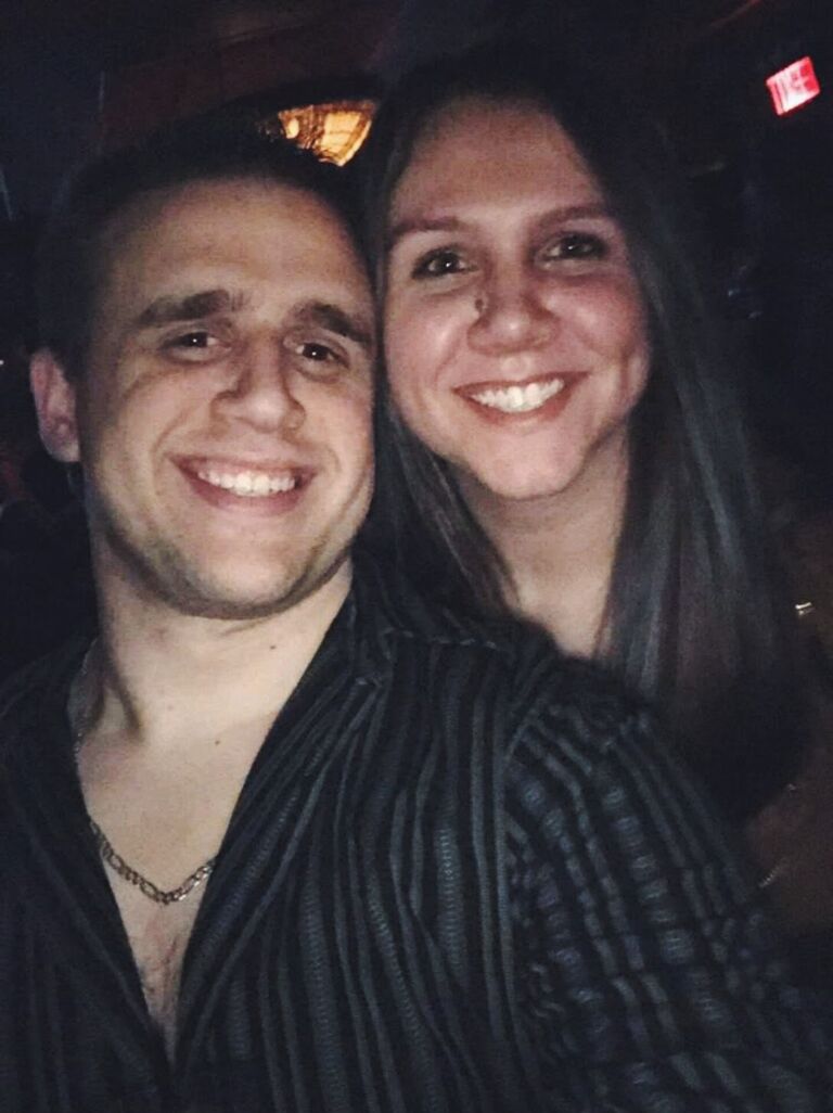 John and Samantha went on their first date to the Cheesecake Factory, and continue this date night every year. 
