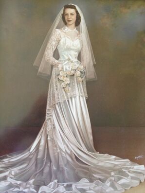 1950s bridal gowns