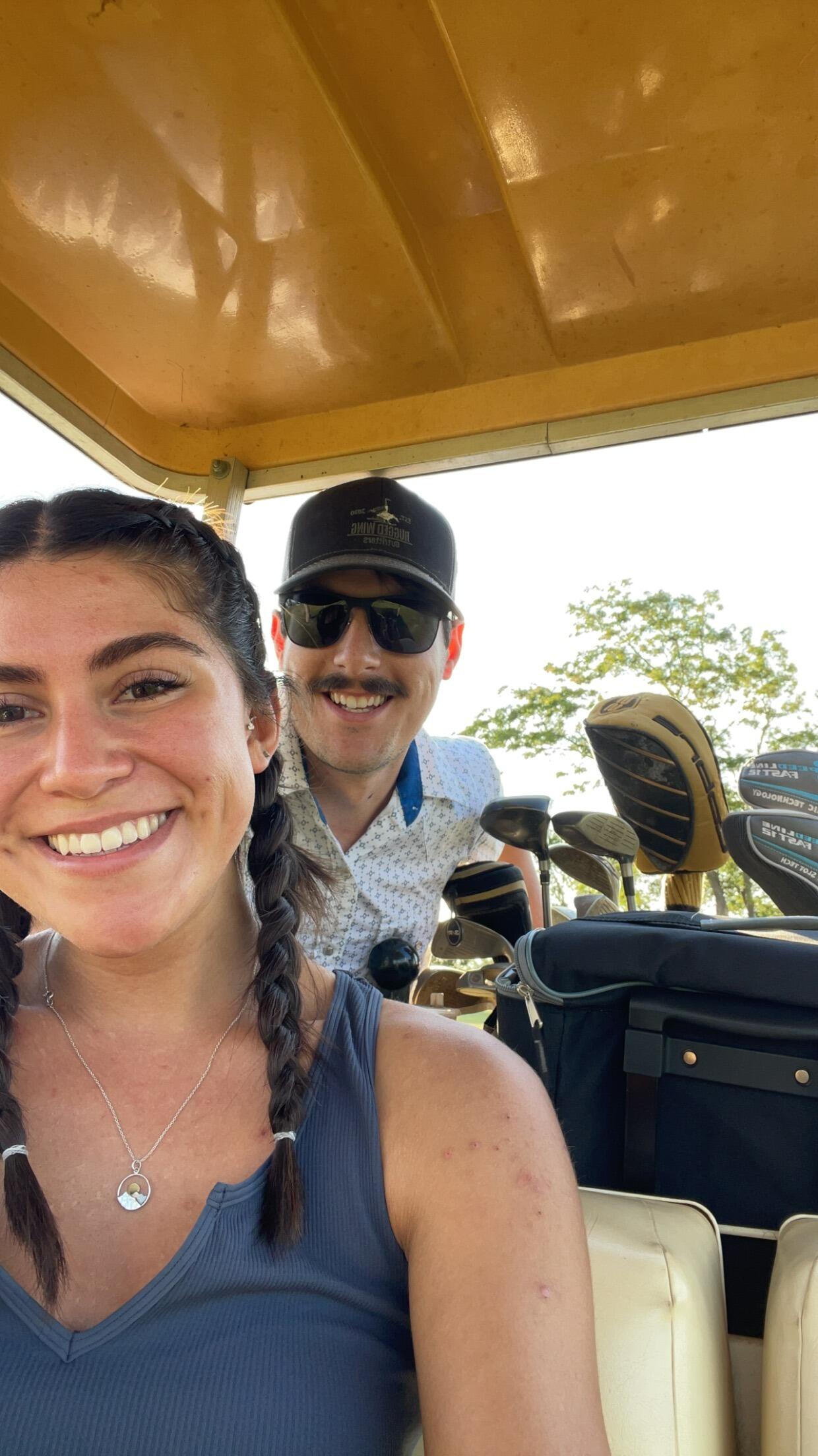 Golfing with friend's day