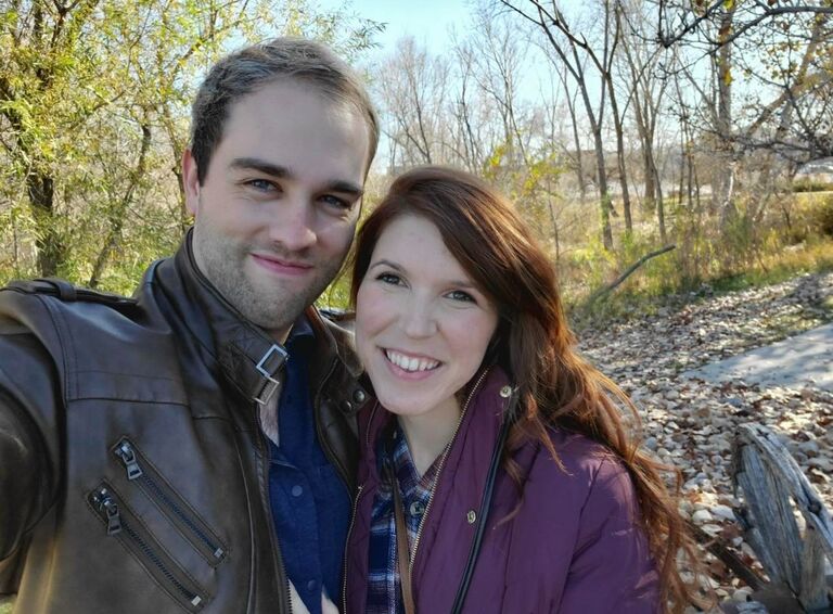 Our very first selfie together! This was in Sandy, Utah. 