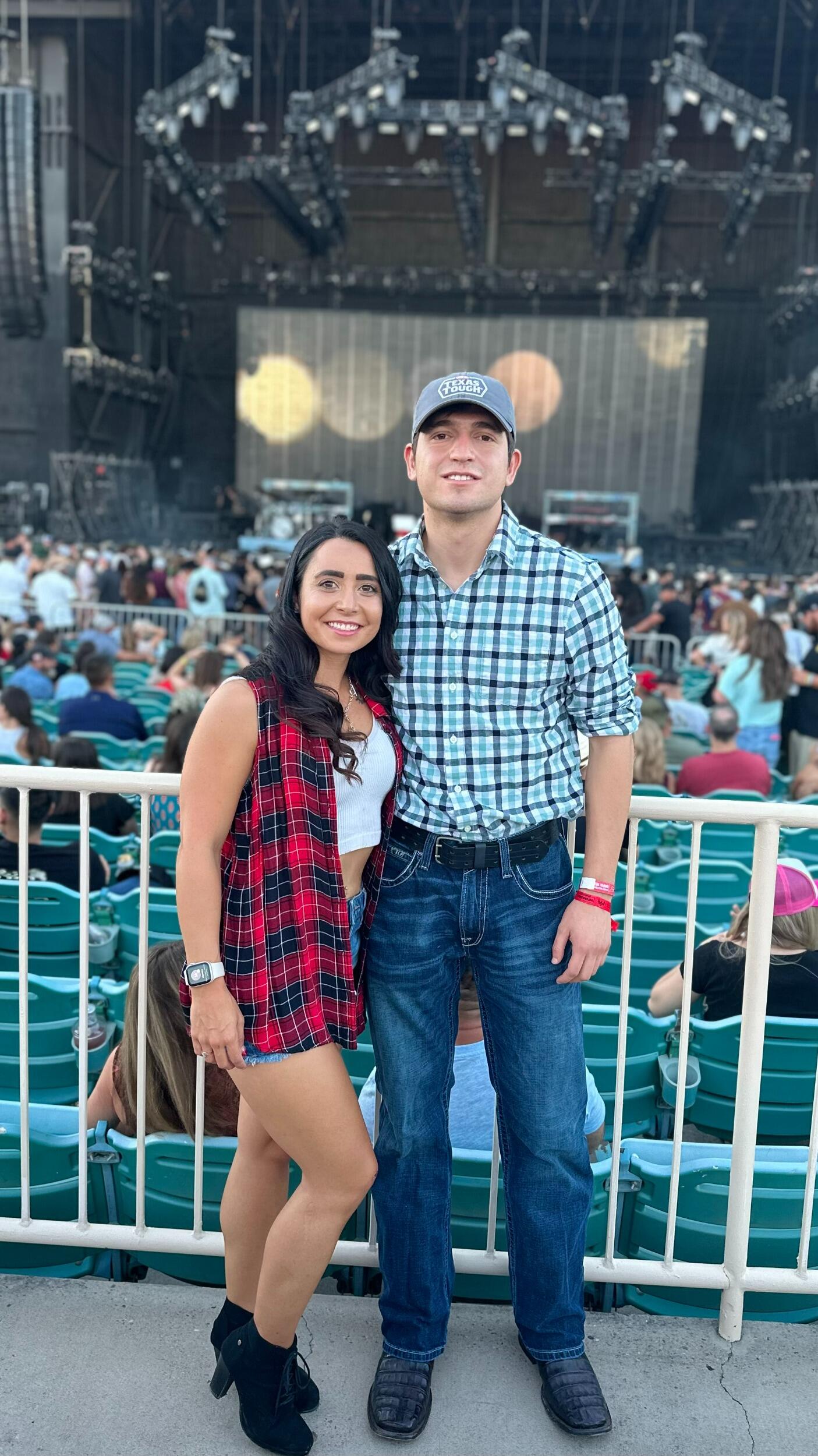 The first concert Nick took me to—Dierks Bentley, an amazing night filled with great music, laughter, and a feeling I couldn't ignore. The next morning, I called my mom and said, 'I am going to marry him.' And here we are, making that dream come true. ❤️🎶