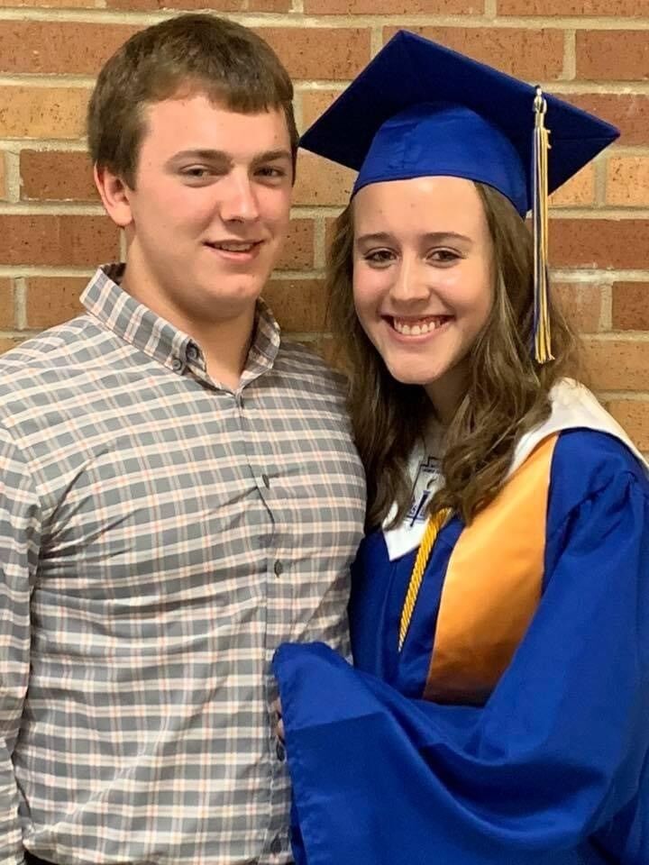 The following year, I graduated.  We were so excited to be going to the same school again!