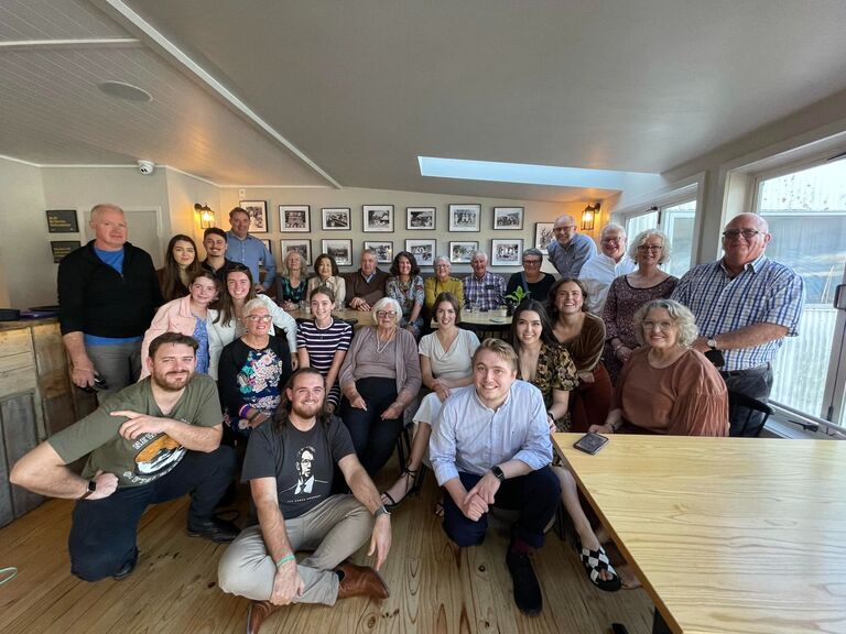 We celebrated Grandma Cecile's 90th at Mapua, Nelson.