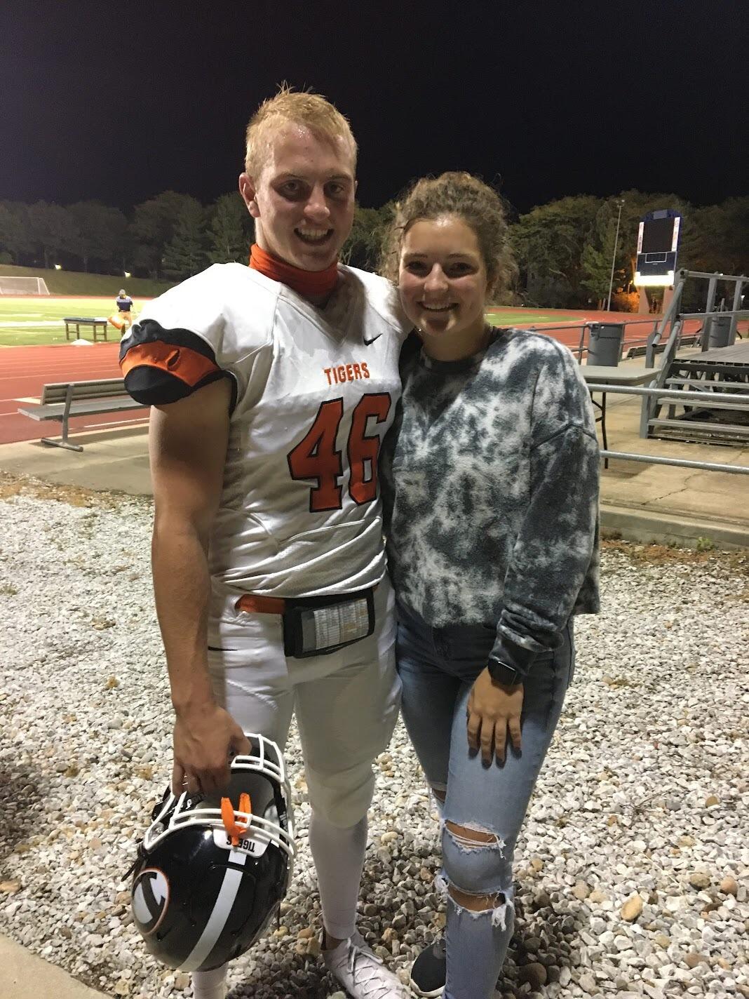 We started our freshman year of college in the fall of 2020. Jackson attended Doane university on a football scholarship. Anna was 30 miles away at the University of Nebraska- Lincoln studying math education. 