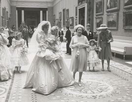 Princess Diana on her wedding day