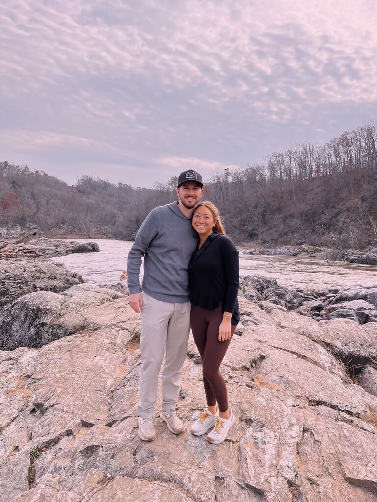 The day after our first Thanksgiving together. We enjoyed intentional time together on a hike in Gaithersburg, after a weekend with family. 