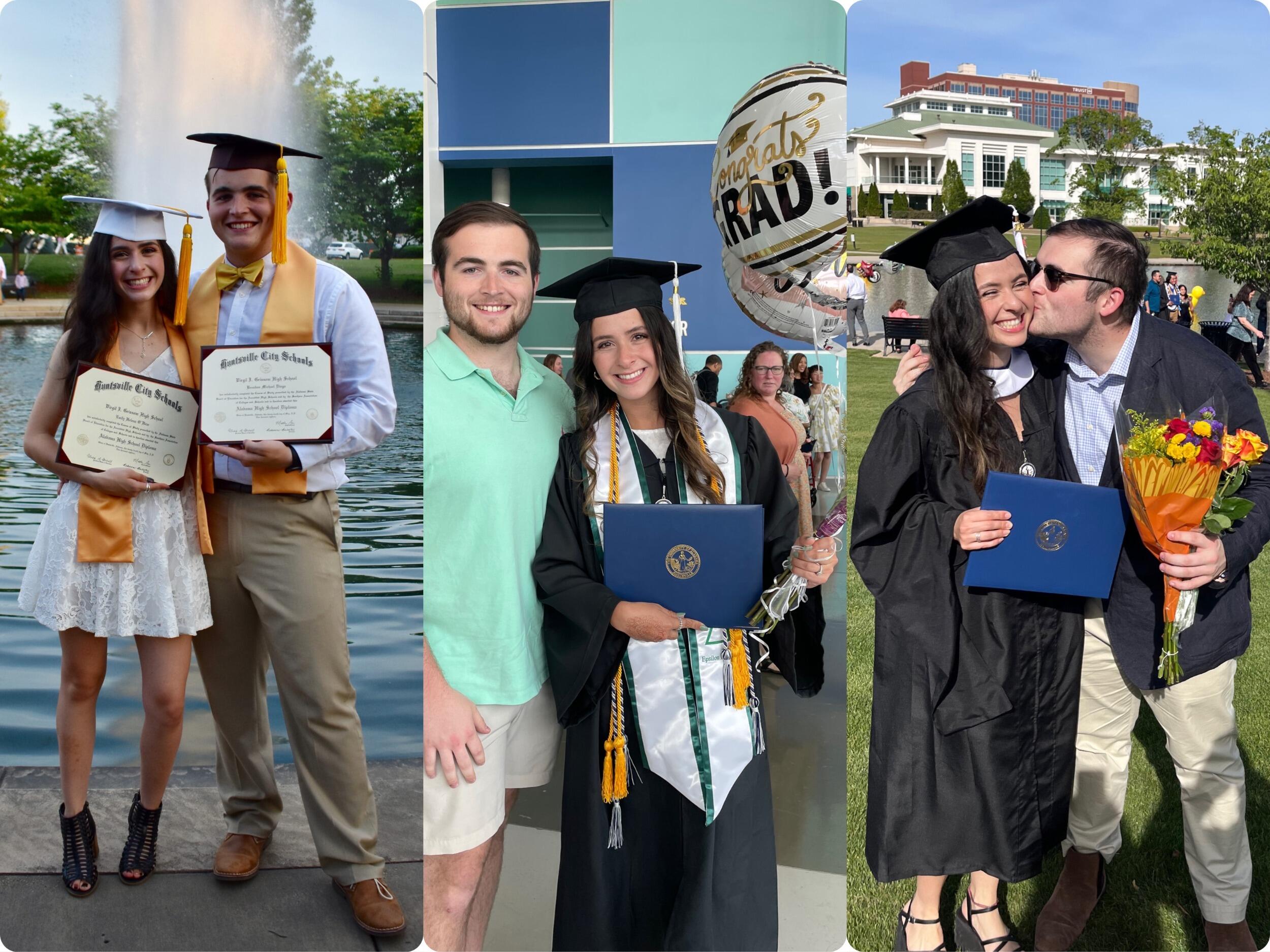 They experienced all the whirlwinds of high school, college, and grad school together.