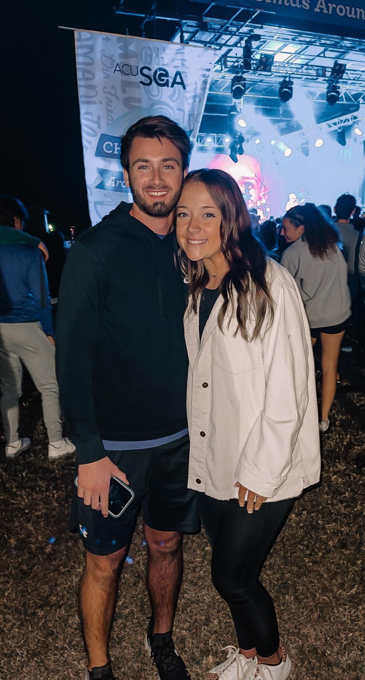 Brock and Ashlynn at ACU together